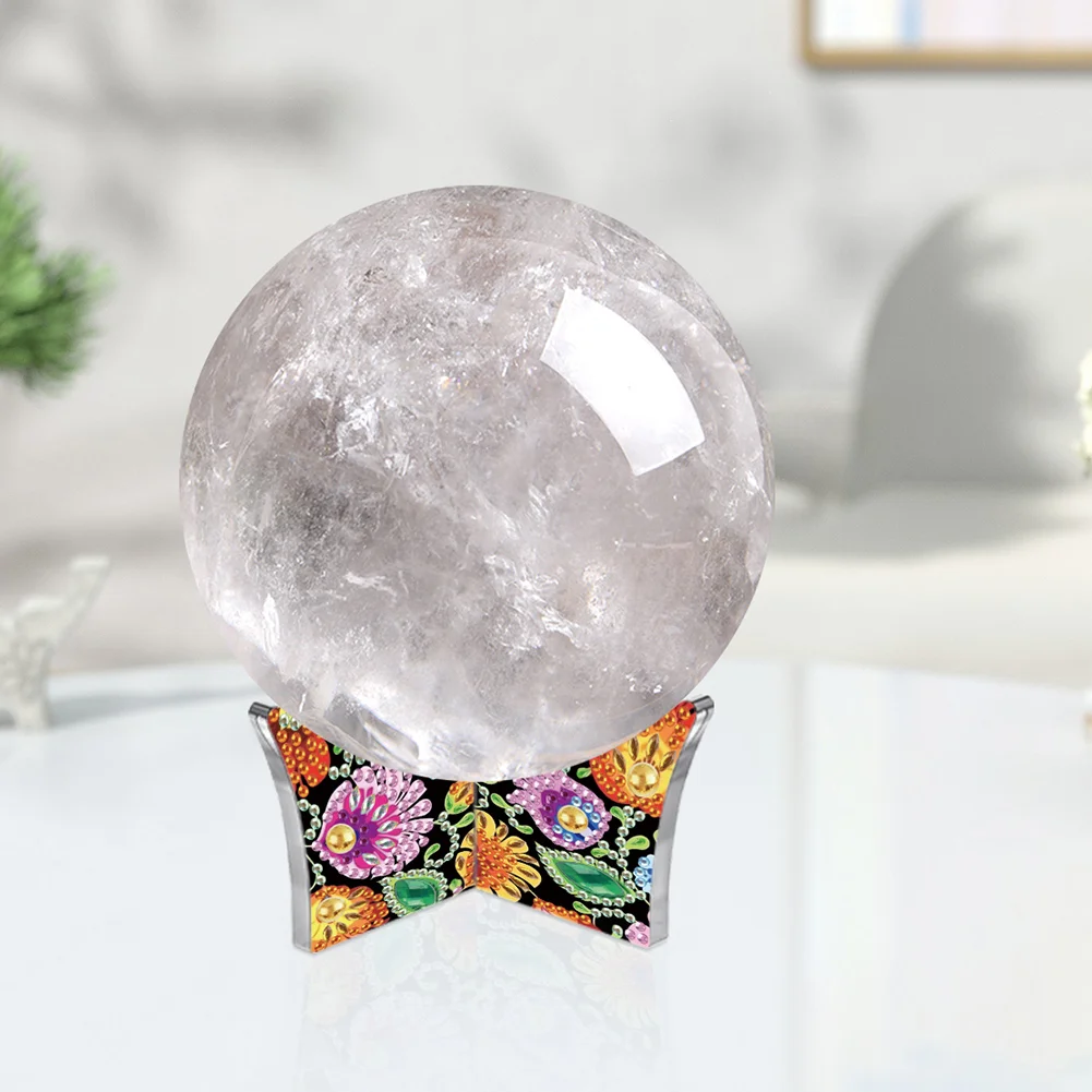 5D DIY Mandala Acrylic Diamond Painting Basketball Stand Diamond Fruit Plate Rack Kit