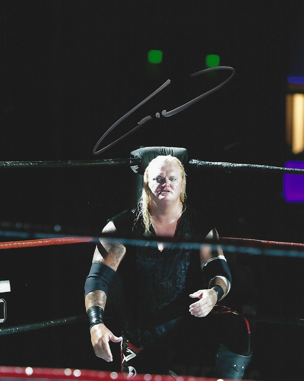 Gangrel Signed 8x10 Photo Poster painting WWE All Japan Pro Wrestling Picture Autograph ECW WCW