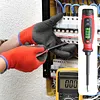 2 in 1 Home Circuit Tester Screwdriver with LCD Screen Non Contact Voltage Tester with Screwdriver for Electricians Home Use