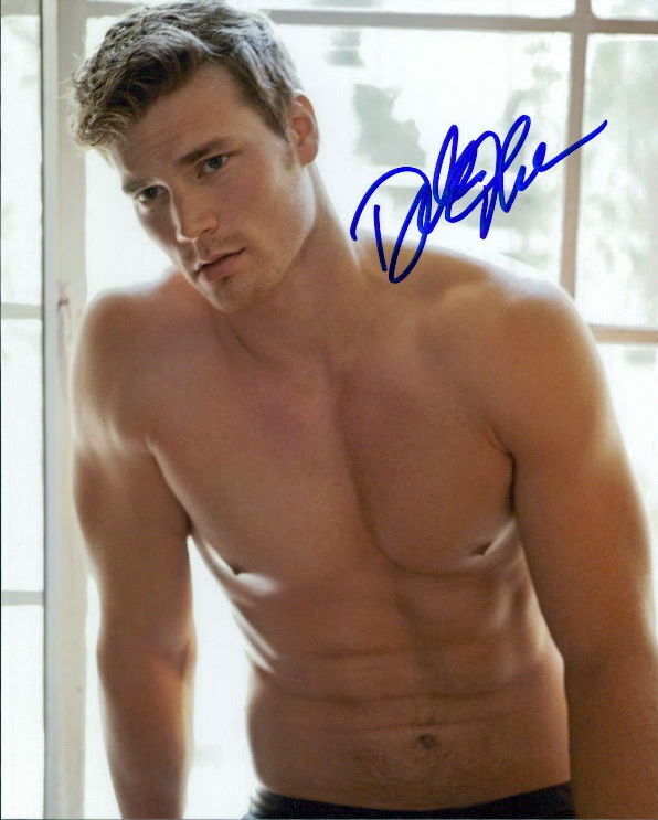 Derek Theler shirtless in-person signed 8x10 Photo Poster painting