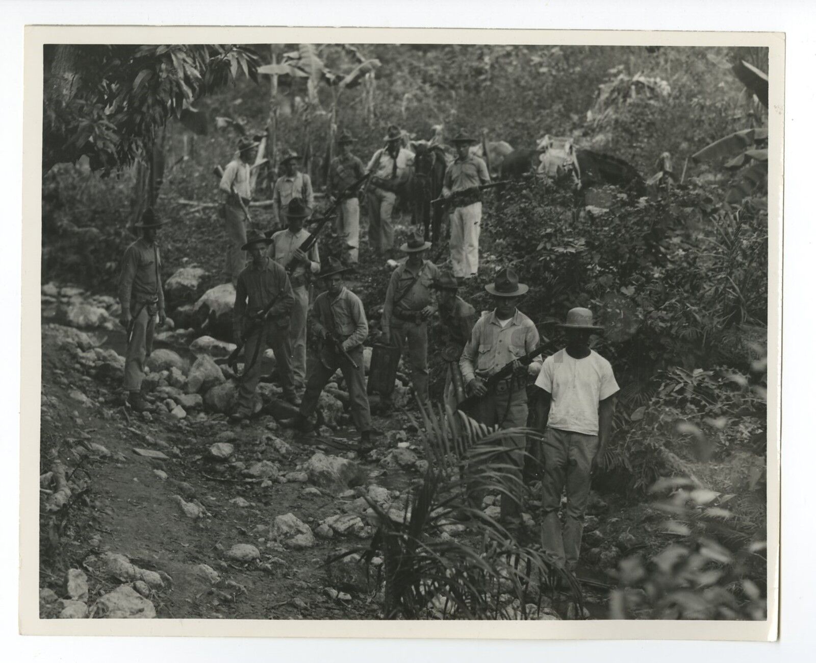 Historic Haiti - Vintage 8x10 Publication Photo Poster paintinggraph - U.S. Marines - 1919