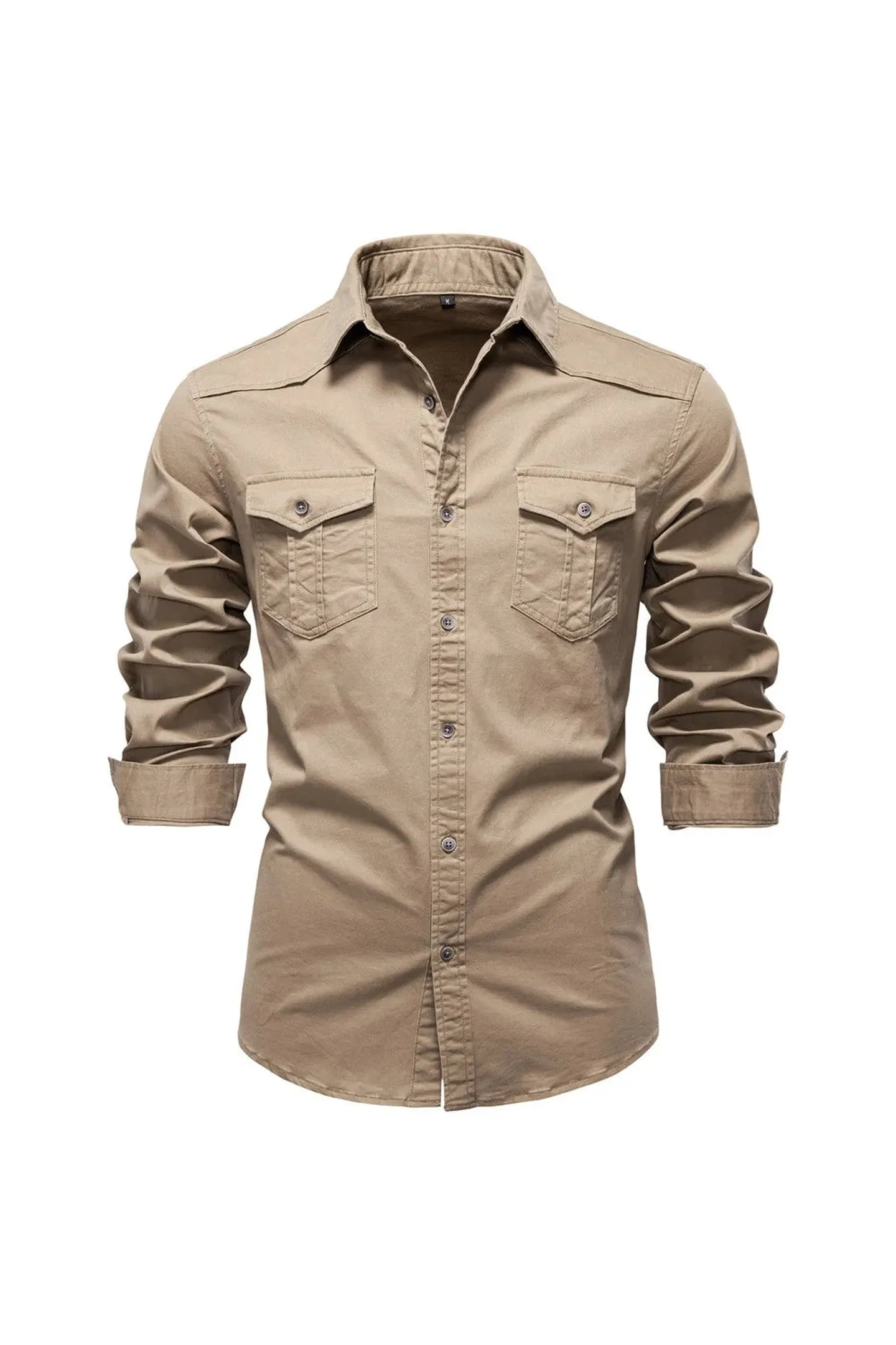 Men's Cotton Utility Overshirt &ndash; Heavyweight Workwear Shirt