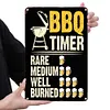 BBQ TIMER - Metal Tin Signs(8*12Inch/12*16Inch) - Bar