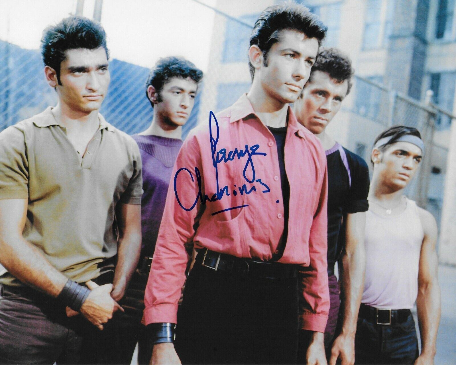 George Chakiris Original In Person Autographed 8X10 Photo Poster painting #7 West Side Story