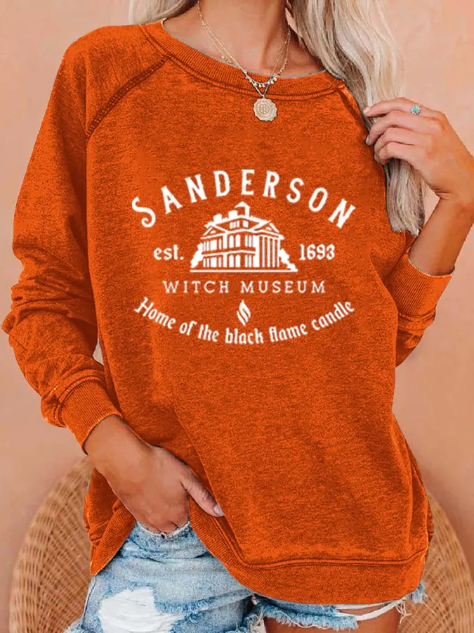 Fashion Print Long Sleeve Sweatshirt