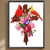 Diamond Painting-DIY Crystal Rhinestone Cardinal Cross