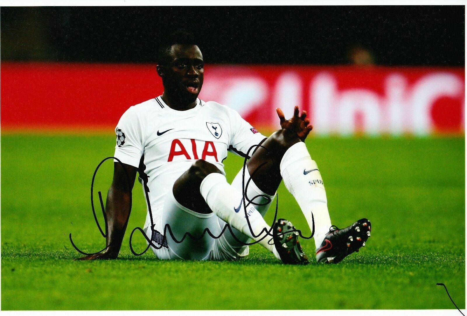 Davinson SANCHEZ Signed 12X8 Photo Poster painting SPURS Tottenham Hotspur AFTAL COA (1602)