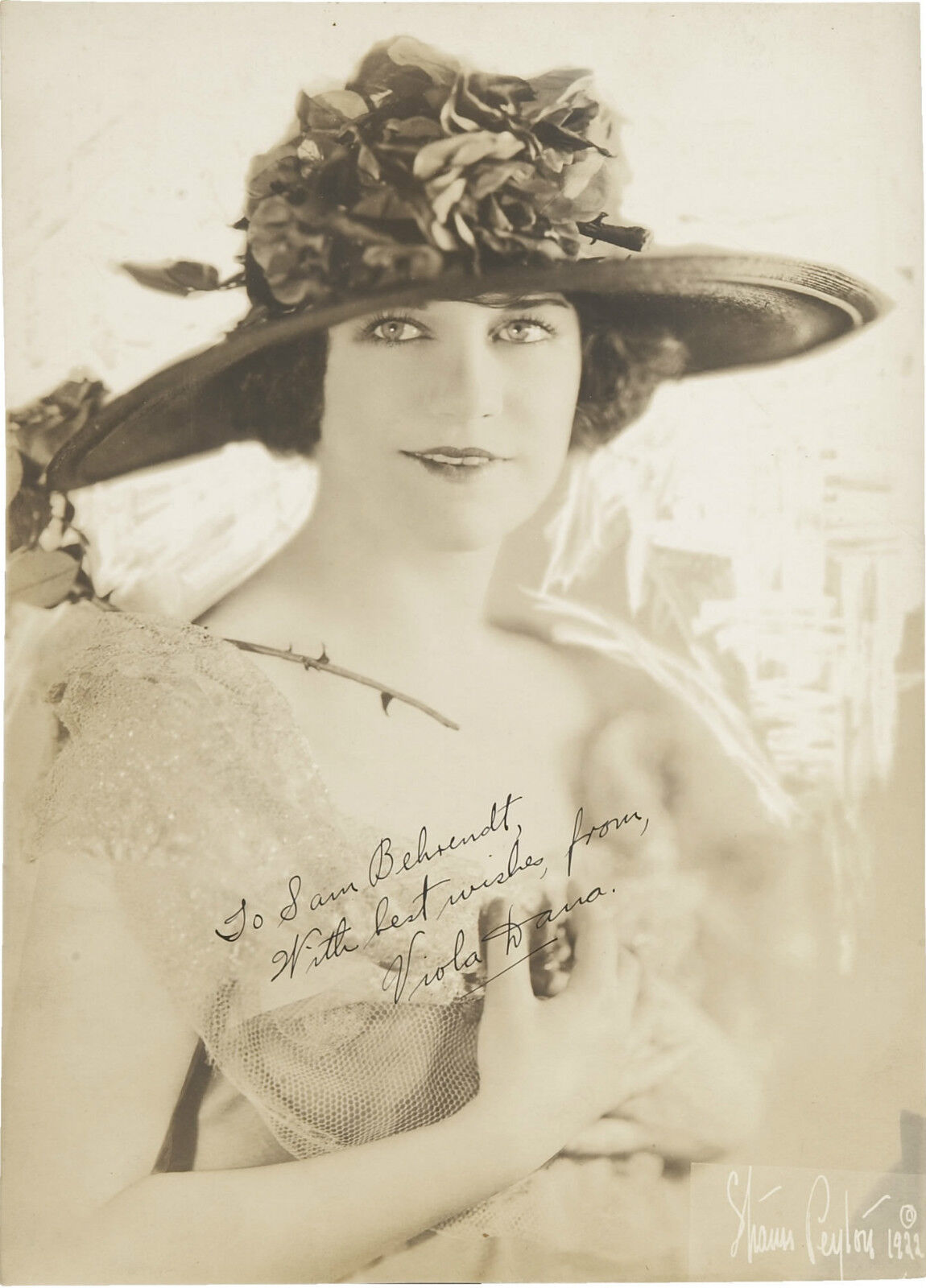 VIOLA DANA Signed Photo Poster paintinggraph - Film Actress - Preprint