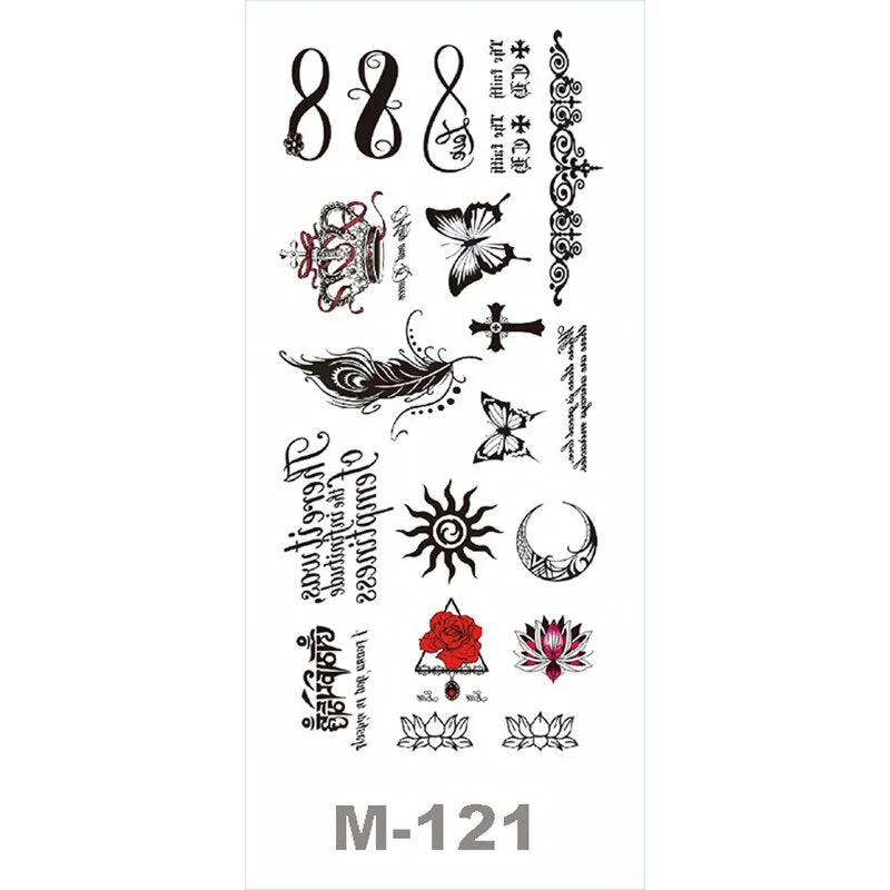 Temporary Tattoos Stickers Arm Chest Stickers Neck Tattoo Women Body Sexy Tattoo Sticker Fashion Art Fake Tattoo Transfer Tattoo