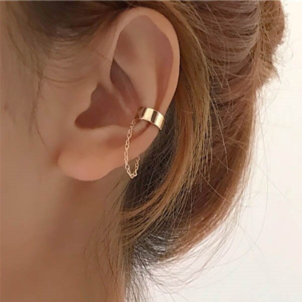 UsmallLifes King   ear clip ladies chain tassel ear clip US Mall Lifes