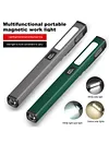 LED+SMD Medical Handy Pen Light with Pen Clip USB Charging Flashlight for Doctor