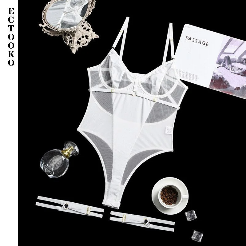 ECTOOKO 2022 New Sexy Lingerie Bodysuits Erotic Lingerie   bodystocking Sexy Underwear Costumes Bodysuit