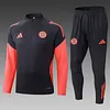 Joyfball 2025/2026 Bayern Munich Half-Pull Training Suit Dark Grey Football Shirt 1:1 Thai Quality