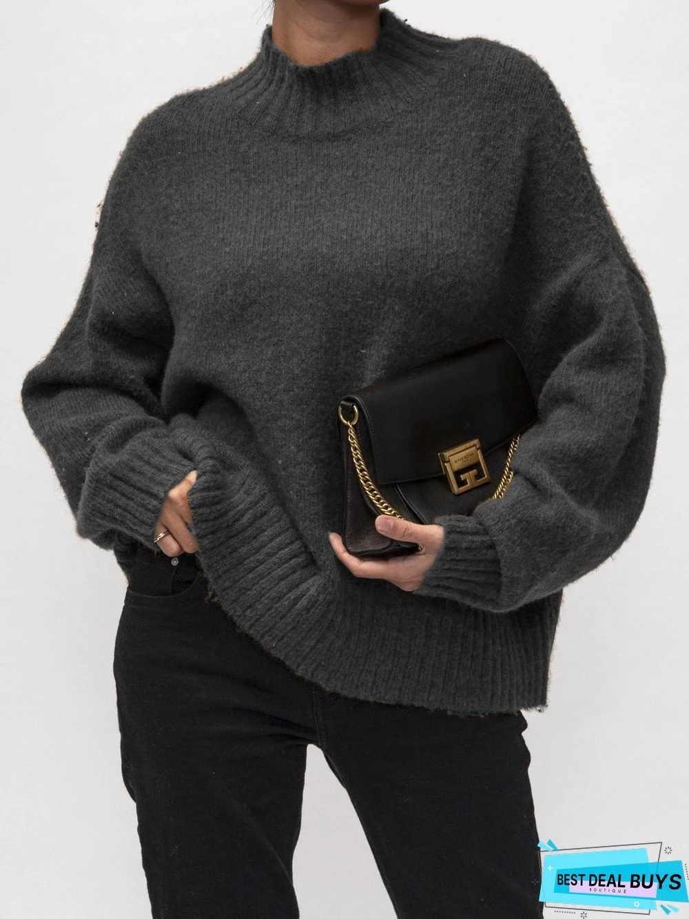 Brown Knitted Sweater