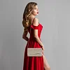 Damen Abendtasche, Modische Handtasche,Elegante Hochzeit Clutch,Envelope M&auml;dchen Kettentasche,Festliche kleine Crossbody Schultertaschen f&uuml;r Abschlussball,Party,Freizeit Date