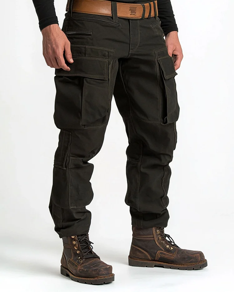 Men’s Vintage Black Pocket Pants