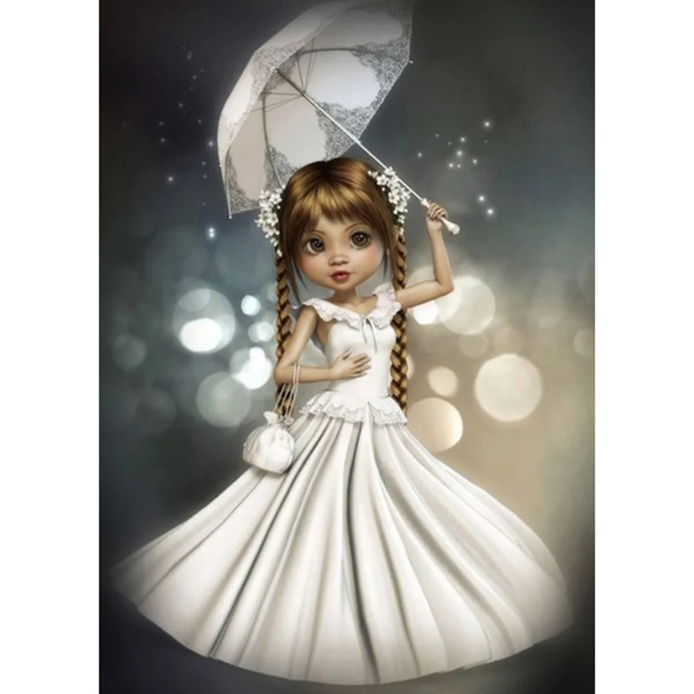 Diamond Painting - Full Round/Square Drill - Gothic Girl(30*40 - 50*60cm)