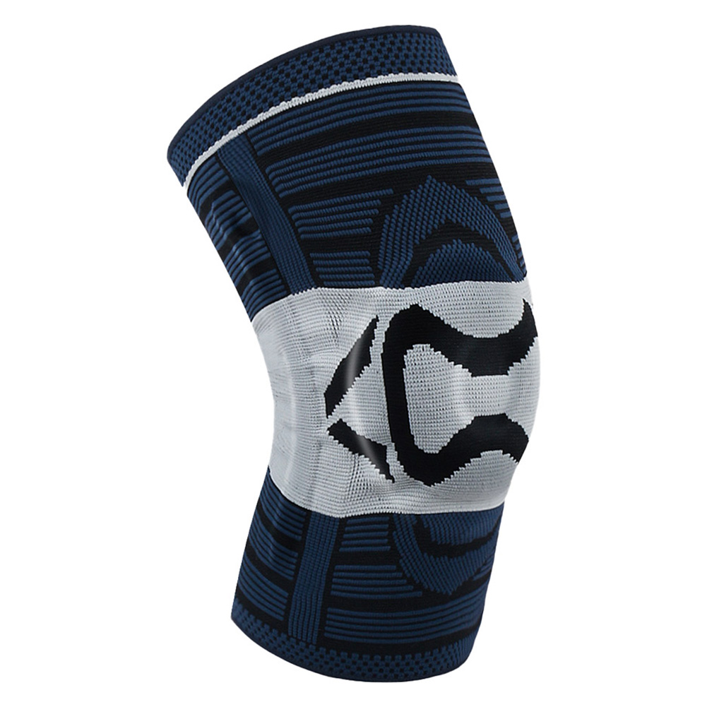 

Outdoor Sports Compression Knee Pad Cycling Knee Brace (Dark Blue Grey, 501 Original