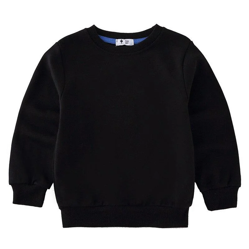 2-8T Toddler Kid Baby Boy Girl Spring Clothes Pullover Top Long Sleeve Sweatshirt Casual Plain Candy color Hoodies Sweet Outfit