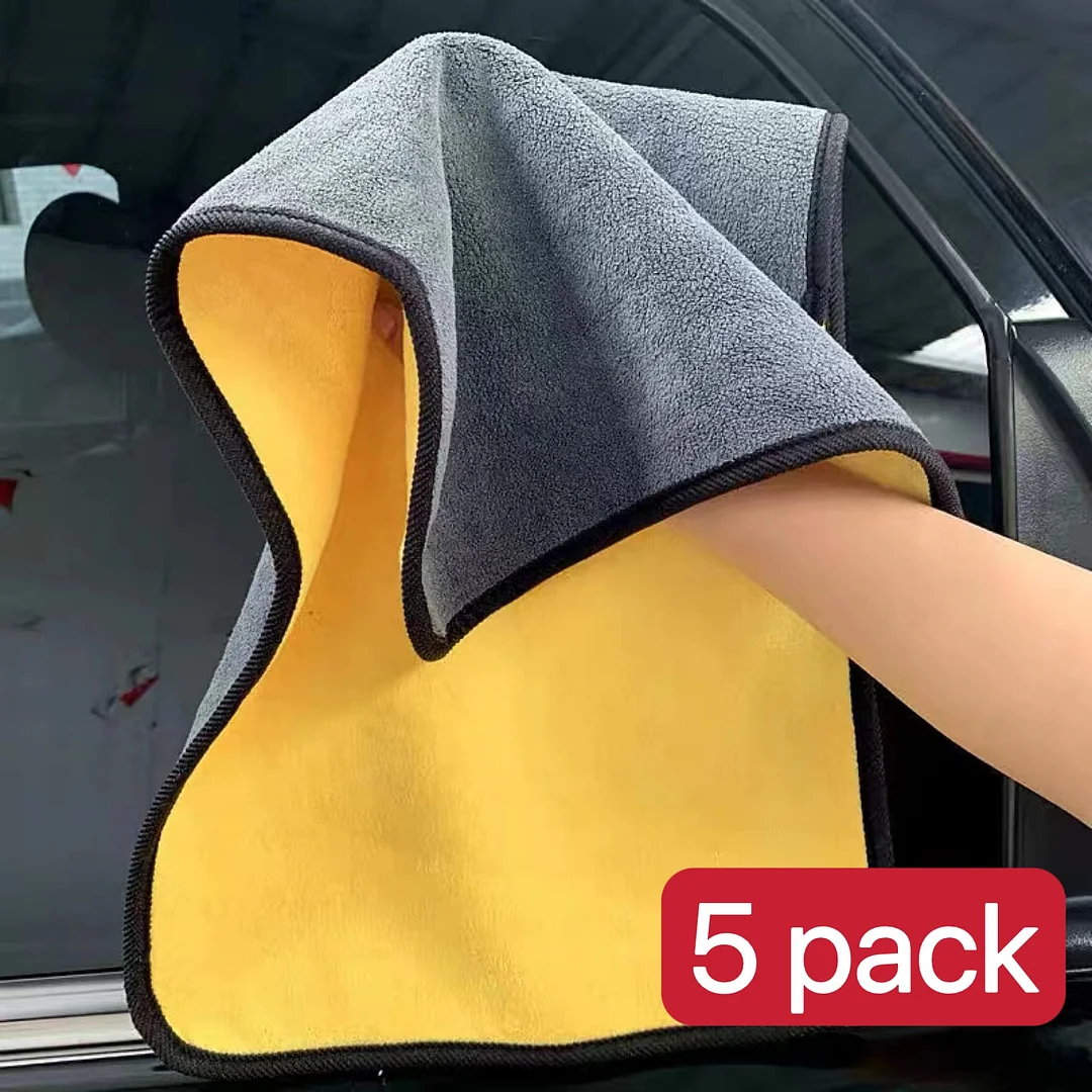 Musedesire Absorb water and Super soft, Large, Thick and Quick Drying Car Microfiber Cleaning Towel