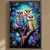 Diamond Painting-DIY Full Round Drill Owl