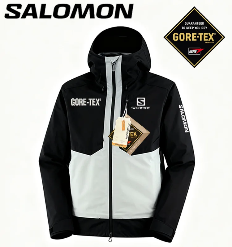 Kurtka Salomon GORE-TEX 2025 Nowość &ndash; Wodoodporna i wiatroszczelna! Wielka wyprzedaż!