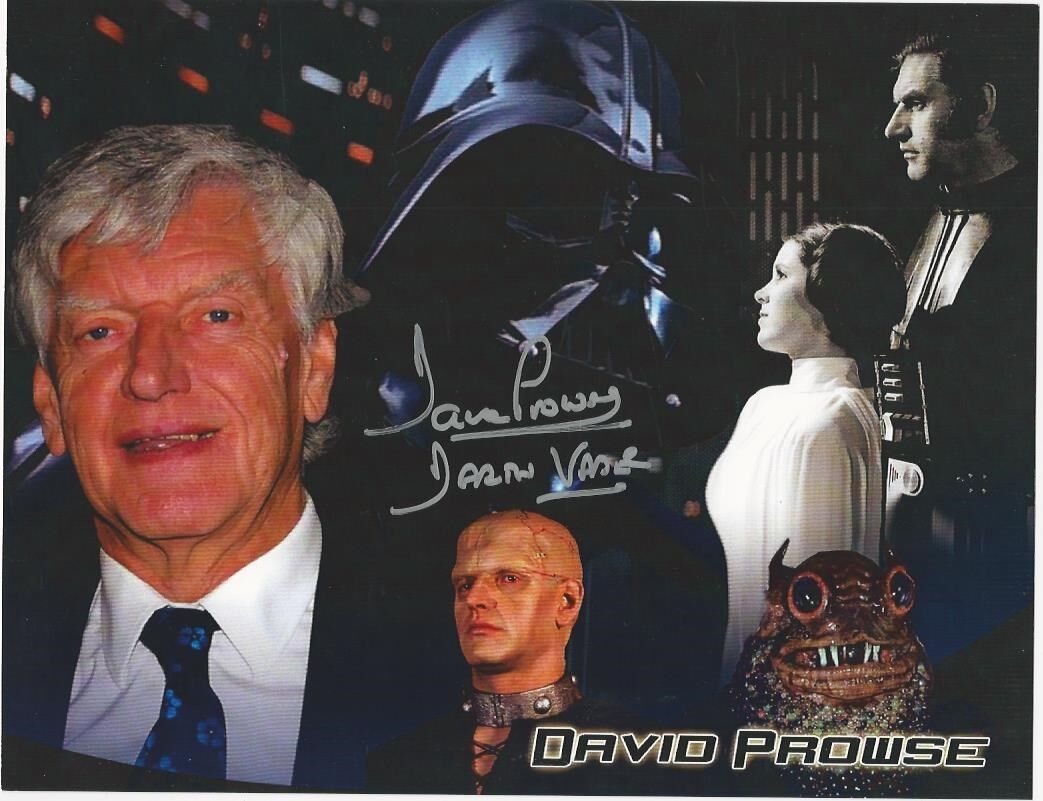 David Prowse - collage signed Photo Poster painting