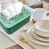 Acrylic Flower Diamond Painting Paper Towel Dispenser Decor Tissue Box Kit