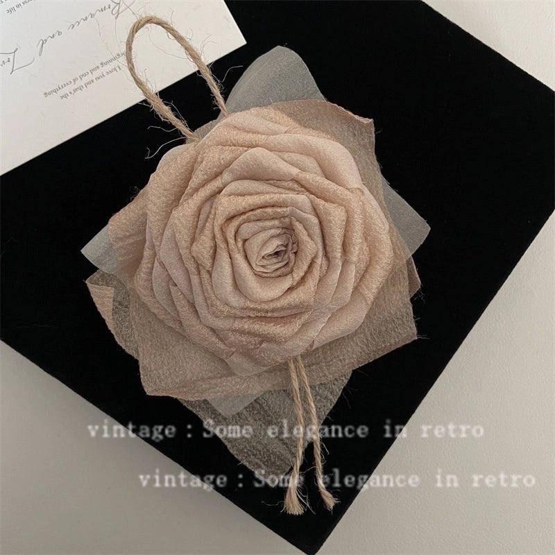 Elegant Pin Flower Imitation Pearl Plating Women’s Brooches