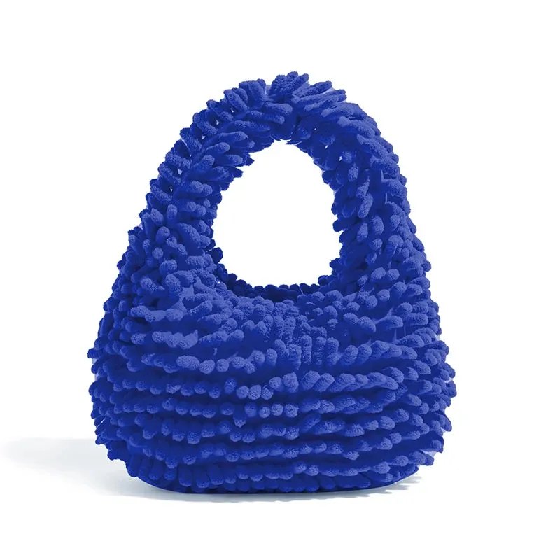 Brownm Plush Handbag