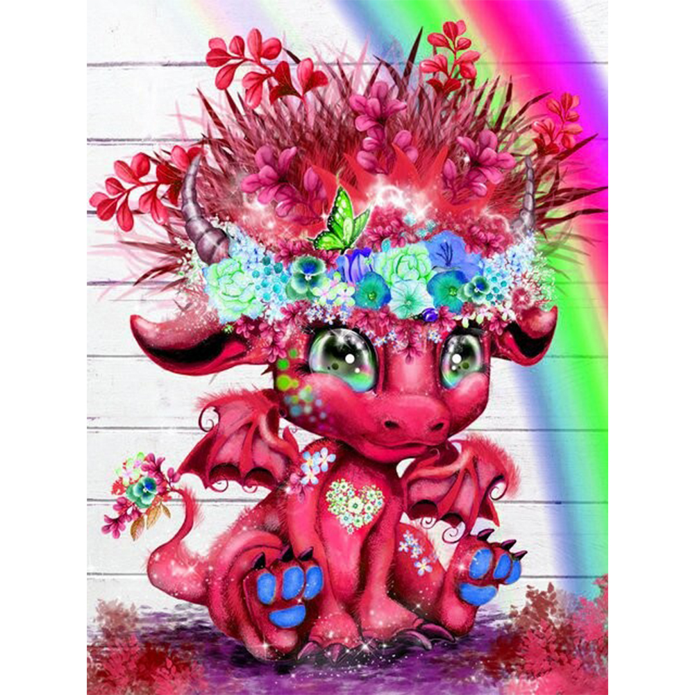 

Colorful Dragon - Round Drill Diamond Painting - 30*40CM, 501 Original