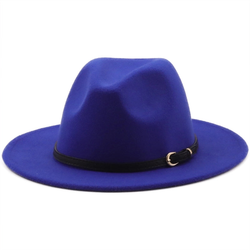 Hot-selling Wool Top Hat Foreign Card Its Red Hat Ethnic Style Jazz Hat Cashmere Felt Hat