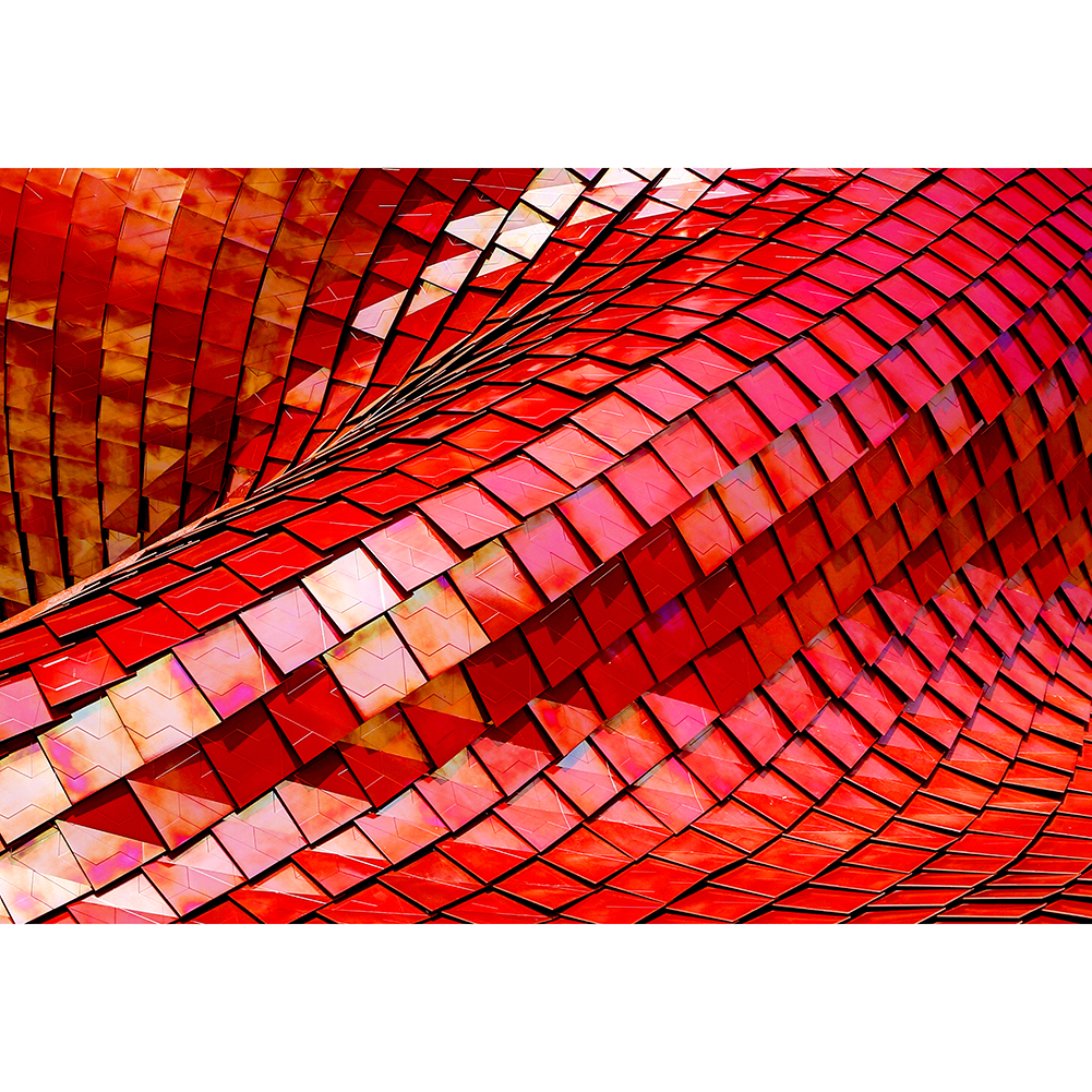 

Red Geometric Square - 1000 Pieces Jigsaw Puzzle, 501 Original