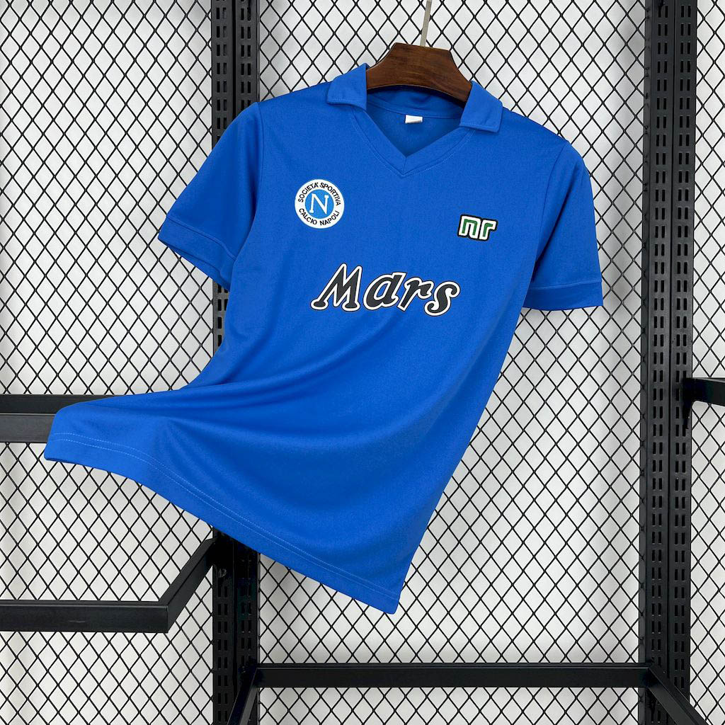 1989-1990 Retro SSC Napoli Home Football Shirt 1:1 Thai Quality- Maxi Kit