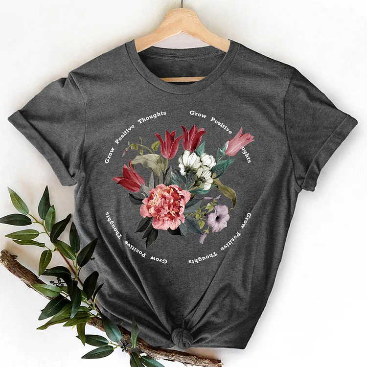 ANB - Grow Positive Thoughts Flower shirt-06031