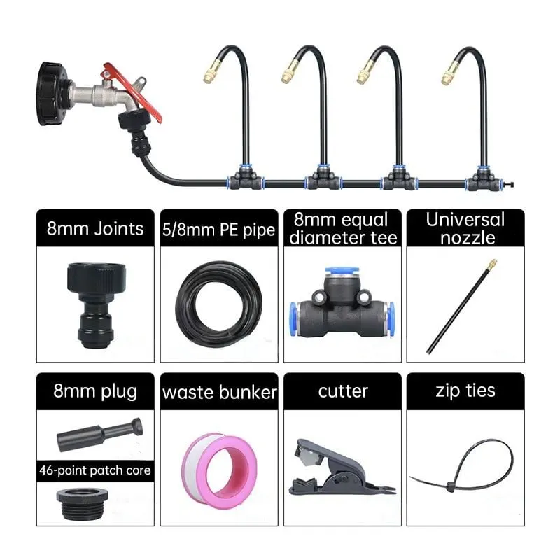360&deg; Curved Garden Automatic Irrigation System