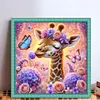 Giraffe-11CT Stamped Cross Stitch 40*40cm tapestrymarket