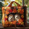 Hedgehog Heaven Quilted Tote Bag GFTOHD9531🔥All items are shipped in a default size of 15x14 inches.