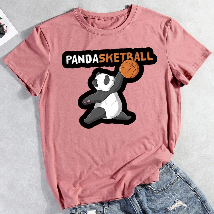 Pandasketball T-shirt Tee -013539-Annaletters