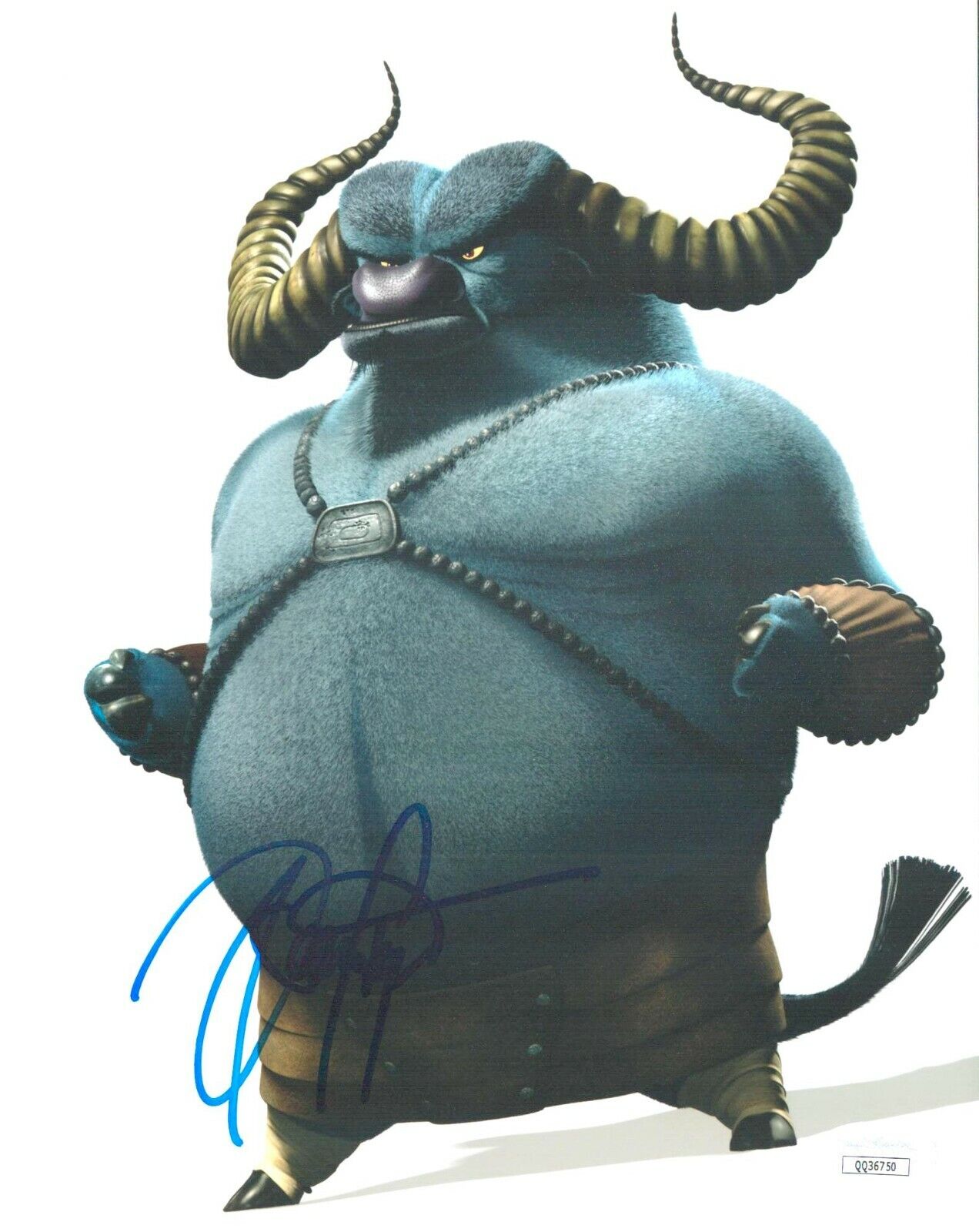 DENNIS HAYSBERT Signed KUNG FU PANDA 8x10 Photo Poster painting Autograph JSA COA Cert