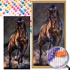 (40*80cm)Horse - Round Partial AB Drill Diamond Painting