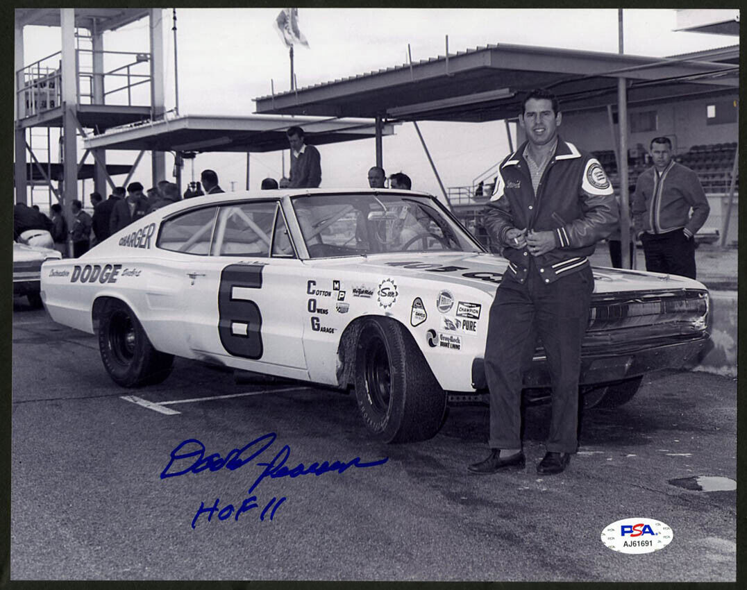 David Pearson SIGNED 8x10 + HOF 11 #17 NASCAR LEGEND PSA/DNA AUTOGRAPHED Photo Poster painting