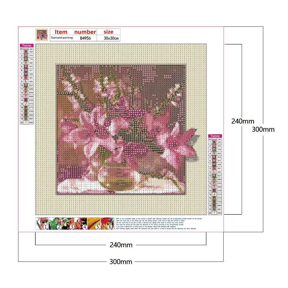 Diamond Painting - Full Round/Square Drill - Animals(30*30 - 50*50cm)