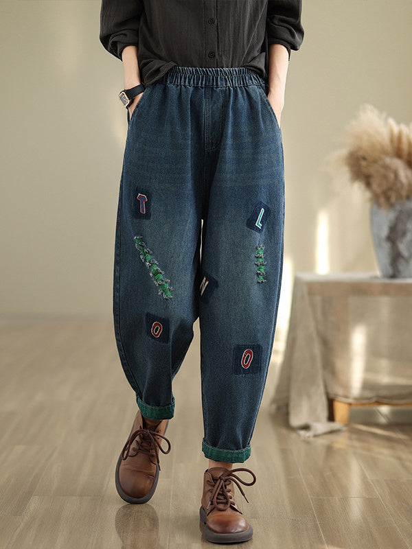 Women Half Sleeve V-neck Solid Color Dress