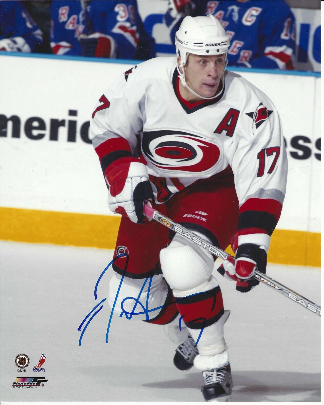 Rod Brind'Amour Autographed 8x10 Carolina HurricanesB635