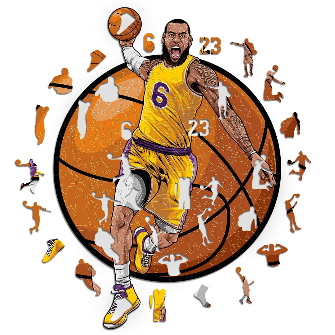 Jeffpuzzle™-All-G.O.A.T. Puzzles® - LeBron James
