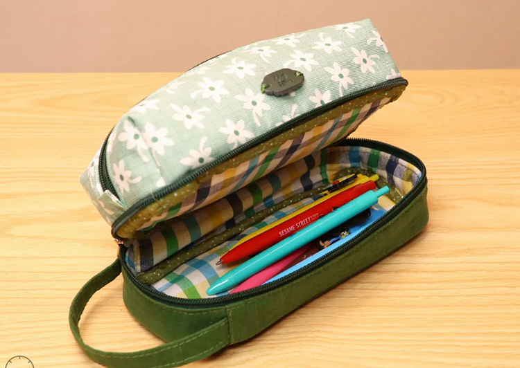 DIY Double Layer Pencil Case Template + Instructions