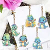 6pcs Dinosaurs DIY Diamond Painting Double Sided Keychains