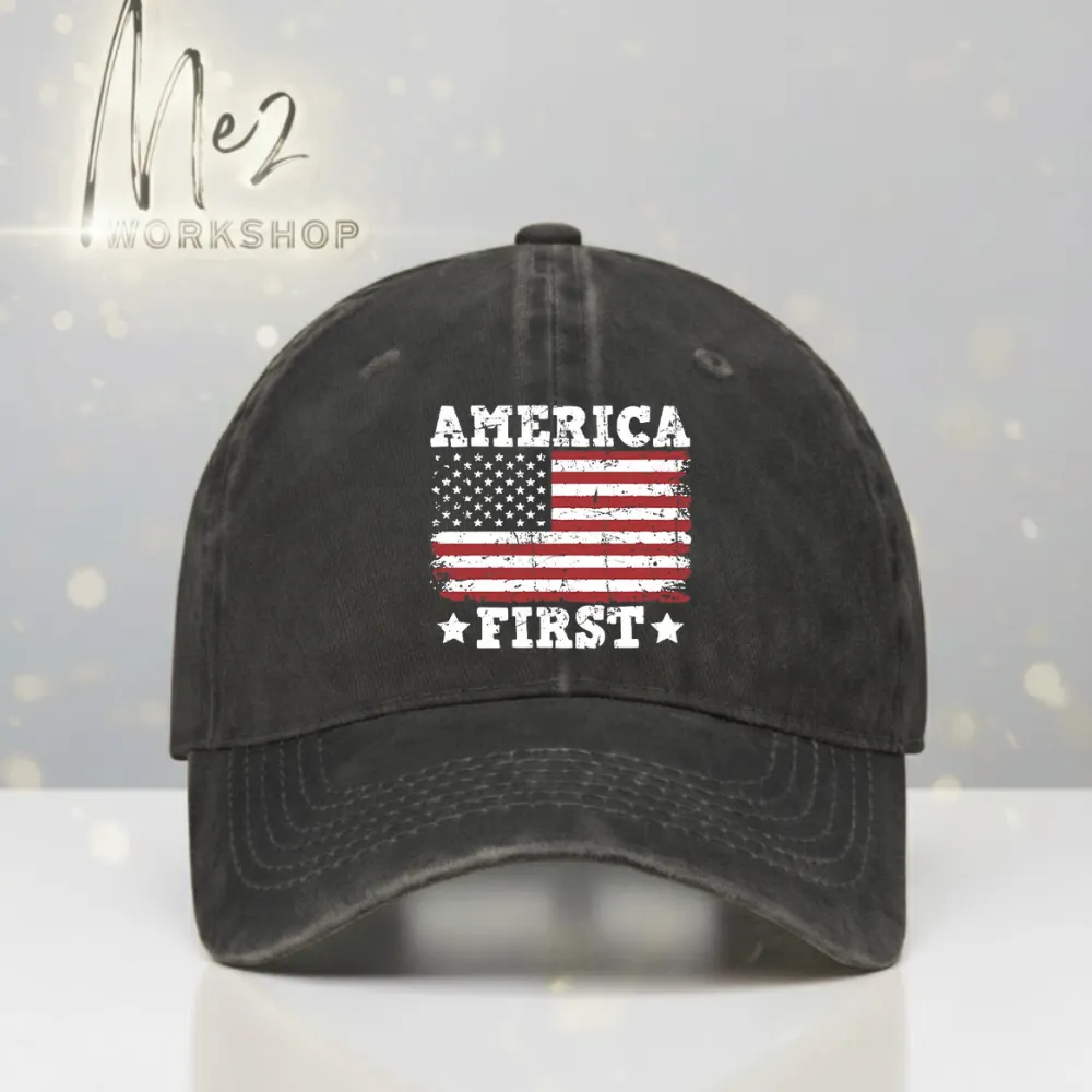 America First USA Flag Hat