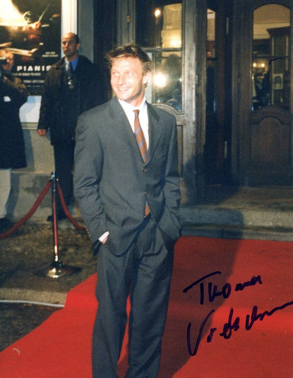 Thomas Kretschmann ACTOR autograph, In-Person signed Photo Poster painting